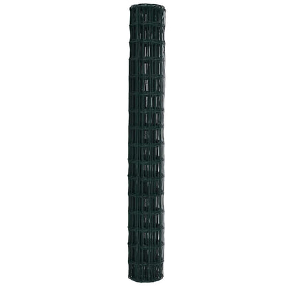 Eurozaun Grün 1.5 x 10 m PVC-beschichtetes Eisen