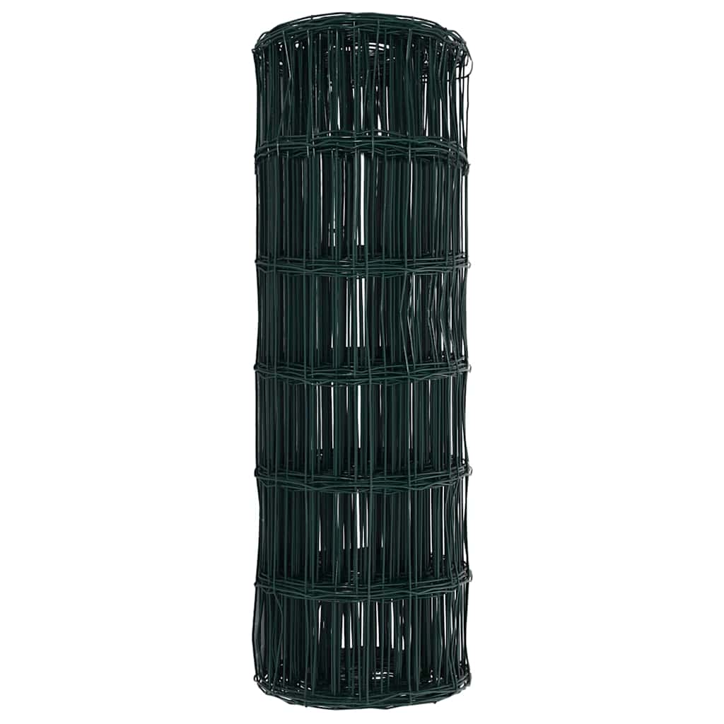 Eurozaun Grün 0,6 x 10 m PVC-beschichtetes Eisen