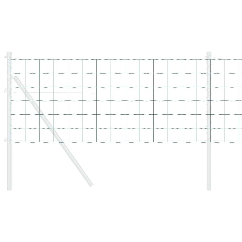 Eurozaun Grün 0,6 x 10 m PVC-beschichtetes Eisen