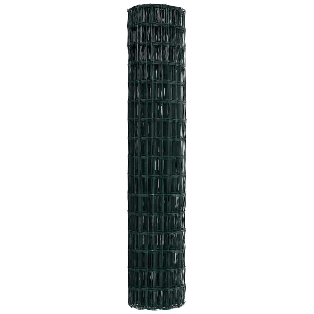 Eurozaun Grün 1,6 x 10 m PVC-beschichtetes Eisen