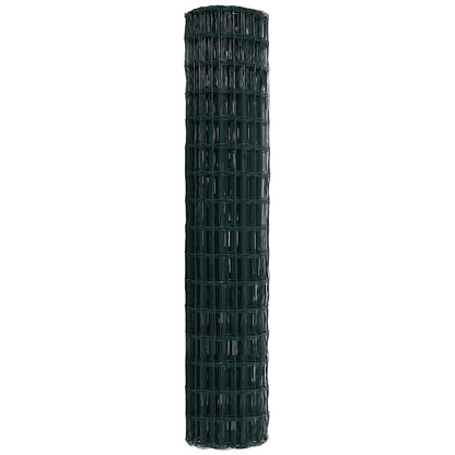 Eurozaun Grün 1,6 x 10 m PVC-beschichtetes Eisen