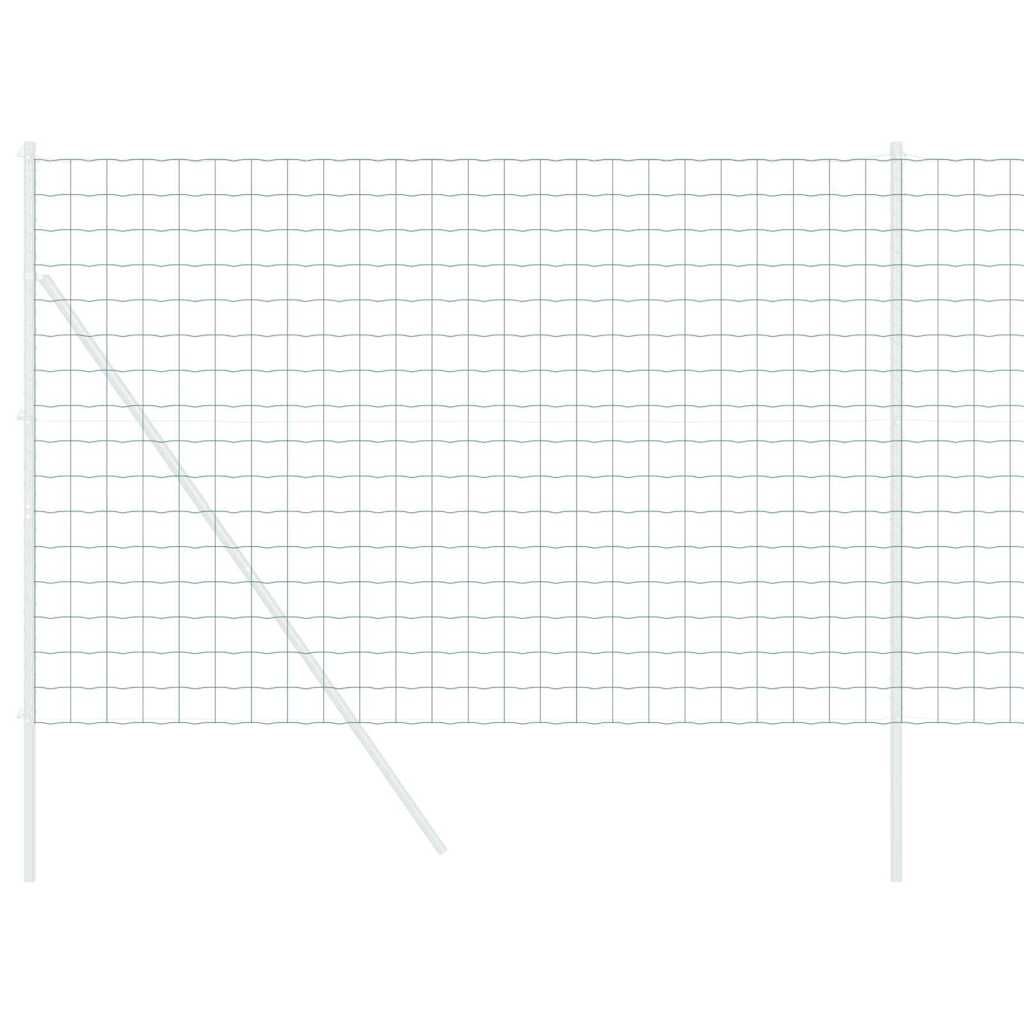 Eurozaun Grün 1,6 x 10 m PVC-beschichtetes Eisen