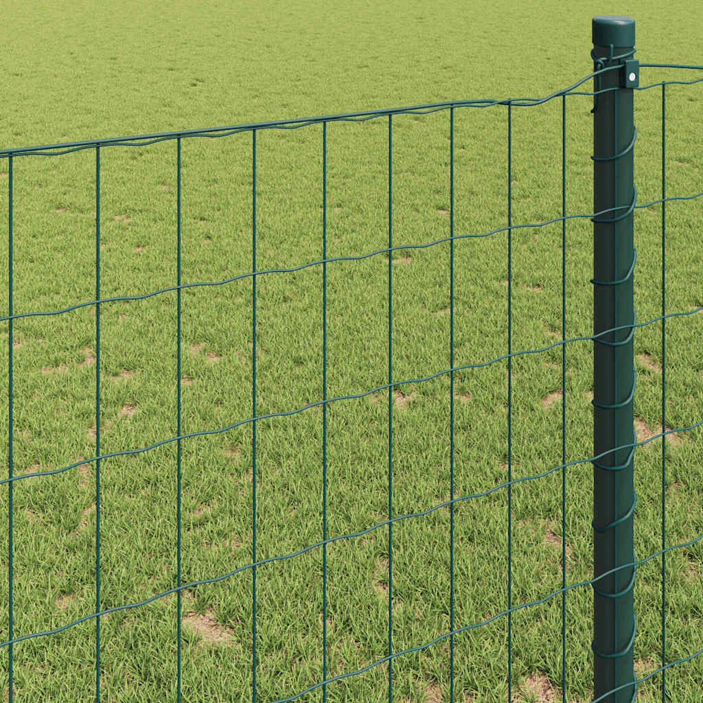 Eurozaun Grün 0,6 x 50 m PVC-beschichtetes Eisen