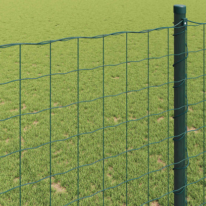 Eurozaun Grün 1,4 x 10 m PVC-beschichtetes Eisen
