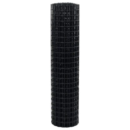 Eurozaun Grau 1.4 x 10 m PVC-beschichtetes Eisen