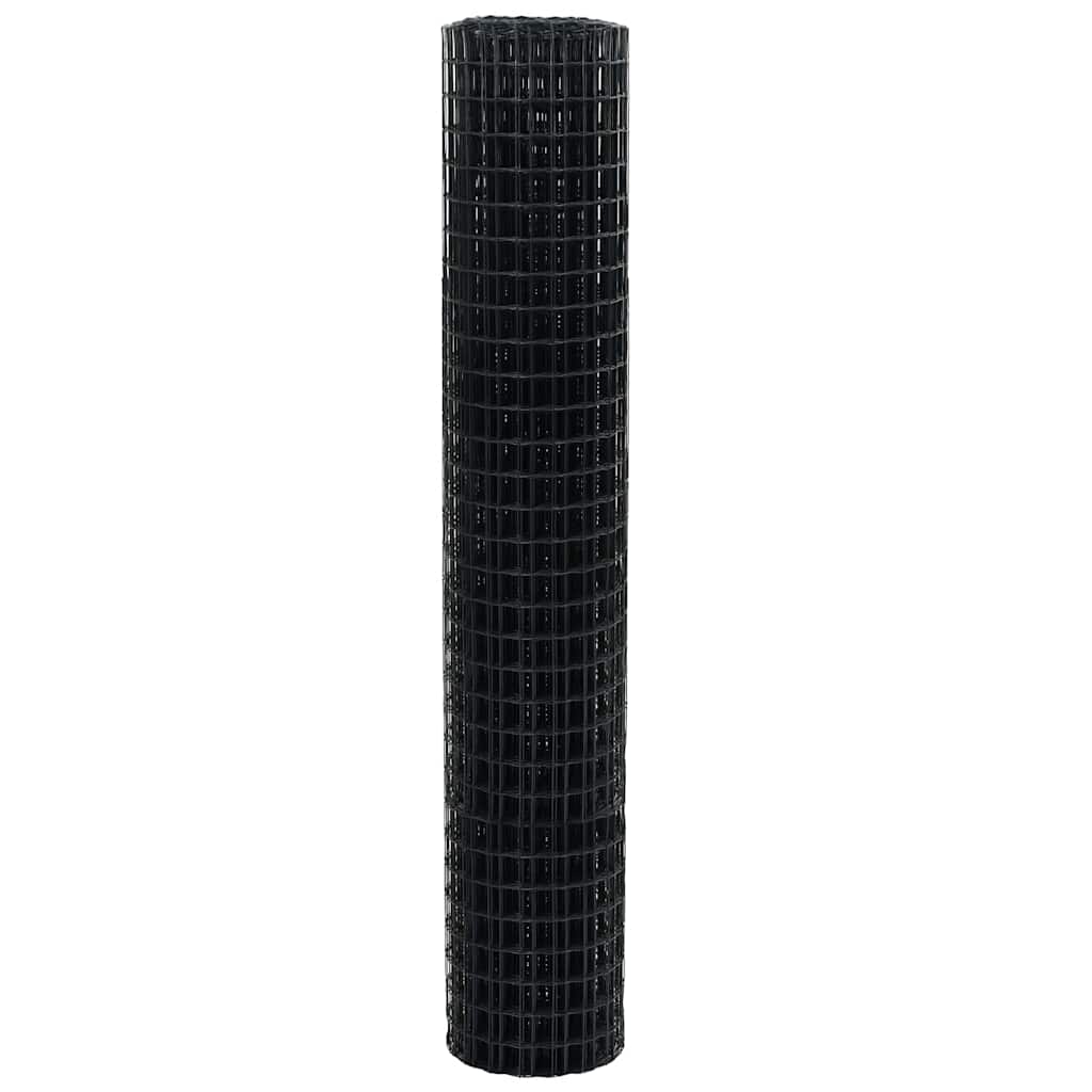 Eurozaun Grau 1.5 x 10 m PVC-beschichtetes Eisen
