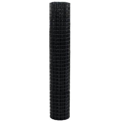 Eurozaun Grau 1.5 x 10 m PVC-beschichtetes Eisen
