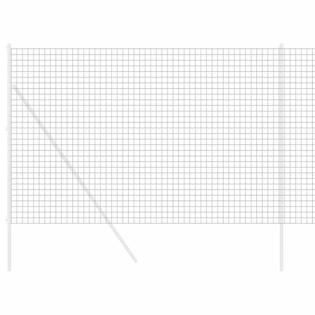 Eurozaun Grau 1.5 x 10 m PVC-beschichtetes Eisen