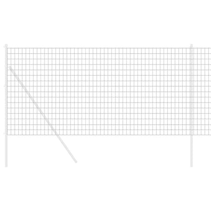 Eurozaun Grau 1.4 x 10 m PVC-beschichtetes Eisen