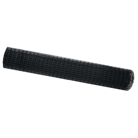 Eurozaun Grau 1.6 x 10 m PVC-beschichtetes Eisen
