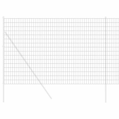 Eurozaun Grau 1.6 x 10 m PVC-beschichtetes Eisen
