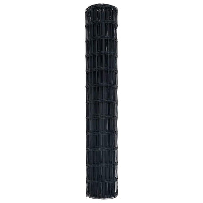 Eurozaun Grau 1.4 x 10 m PVC-beschichtetes Eisen