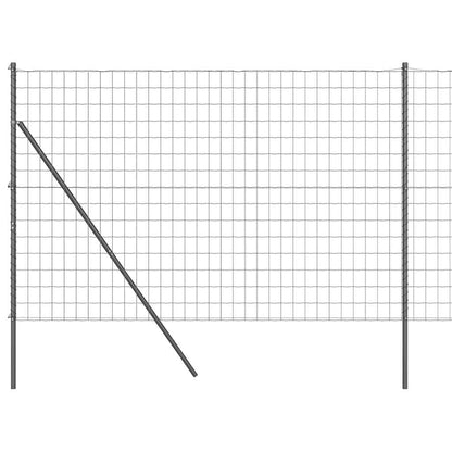 Eurozaun Grau 1.5 x 10 m PVC-beschichtetes Eisen