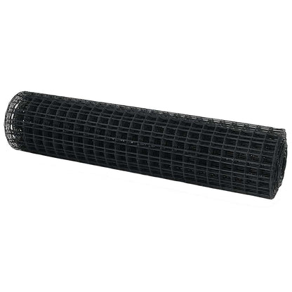 Eurozaun Grau 1.4 x 10 m PVC-beschichtetes Eisen