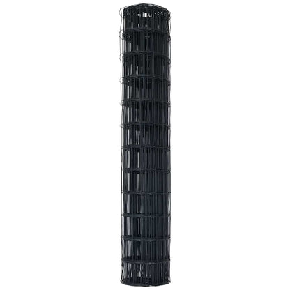 Eurozaun Grau 1.4 x 10 m PVC-beschichtetes Eisen