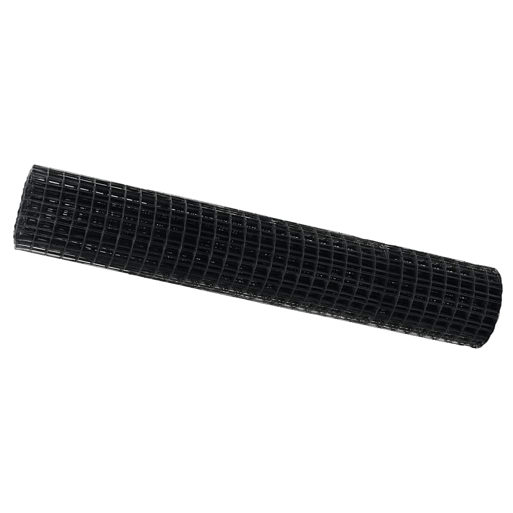 Eurozaun Grau 1.6 x 10 m PVC-beschichtetes Eisen