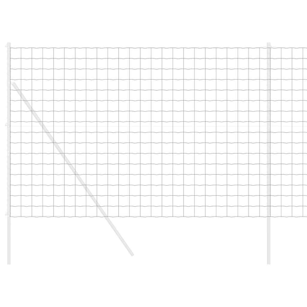 Eurozaun Grau 1.6 x 10 m PVC-beschichtetes Eisen