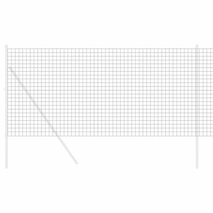 Eurozaun Grau 1 x 25 m PVC-beschichtetes Eisen
