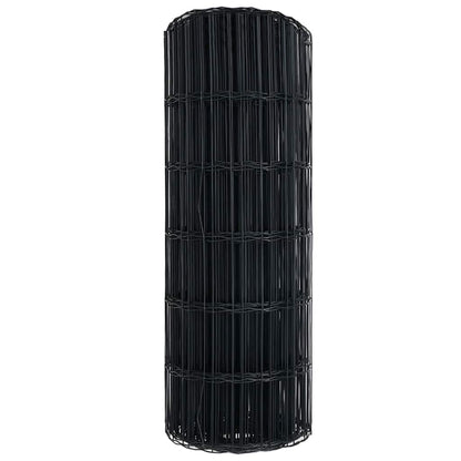 Eurozaun Grau 0,6 x 25 m PVC-beschichtetes Eisen