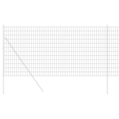 Eurozaun Grau 1 x 25 m PVC-beschichtetes Eisen
