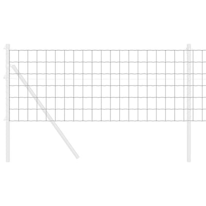 Eurozaun Grau 0,4 x 25 m PVC-beschichtetes Eisen