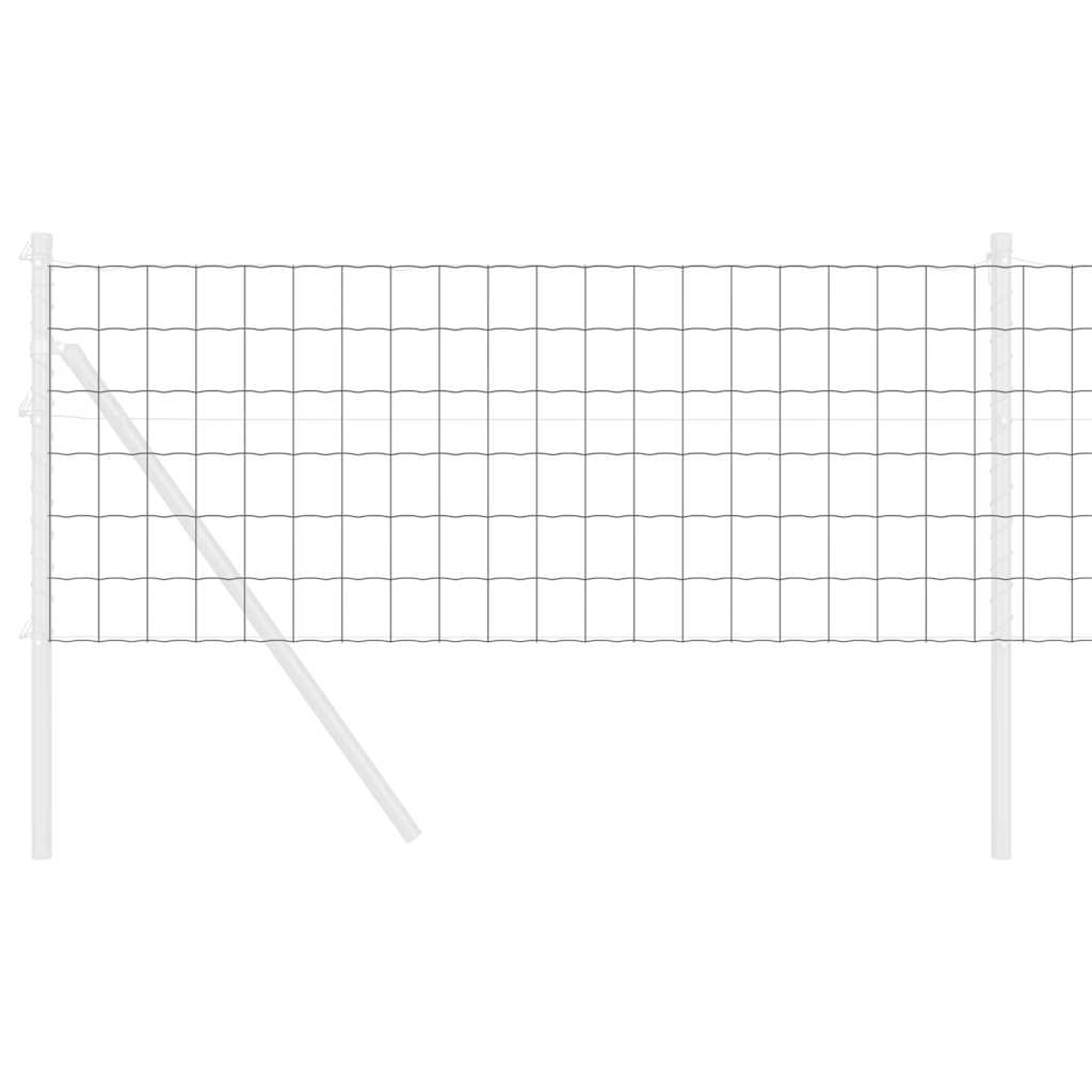 Eurozaun Grau 0.4 x 50 m PVC-beschichtetes Eisen