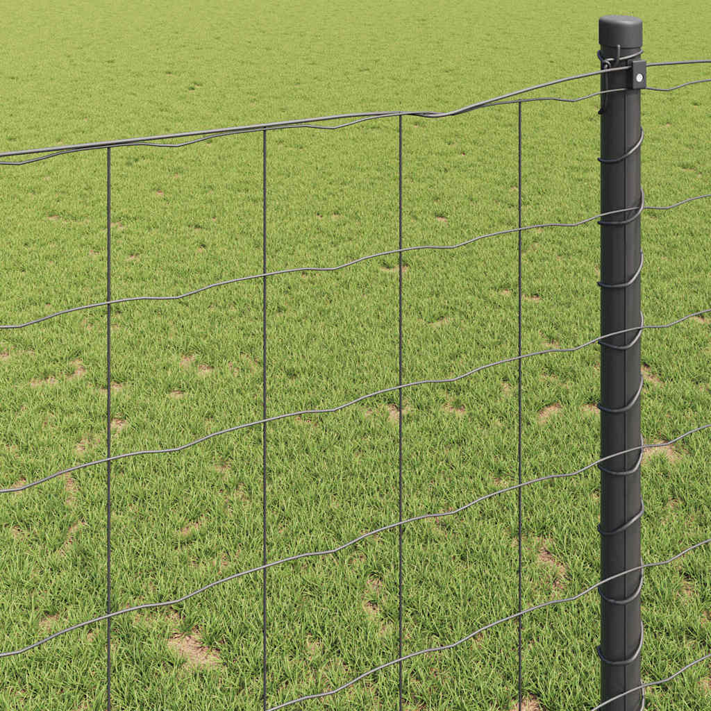 Eurozaun Grau 0.4 x 50 m PVC-beschichtetes Eisen