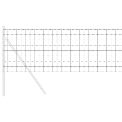 Eurozaun Grau 0,6 x 10 m PVC-beschichtetes Eisen