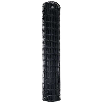 Eurozaun Grau 1.4 x 10 m PVC-beschichtetes Eisen