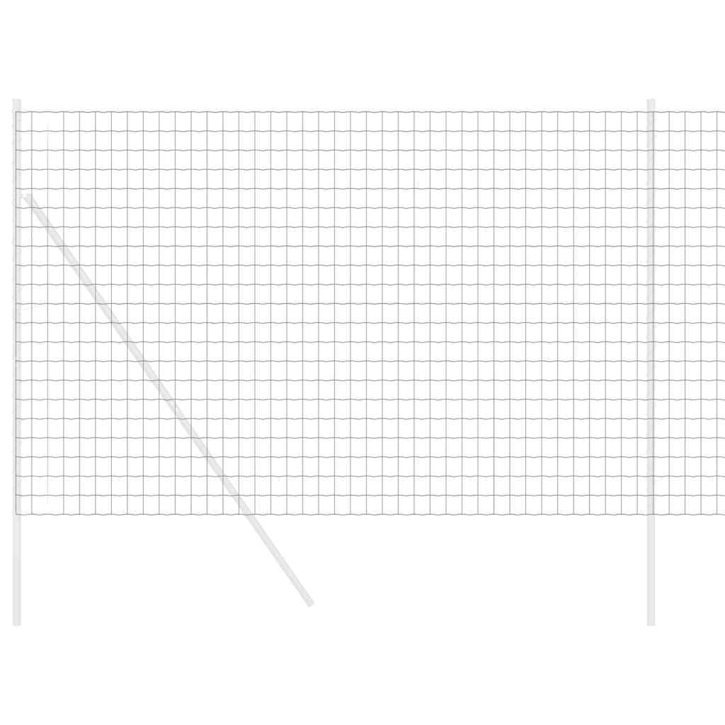 Eurozaun Schwarz 1,6 x 10 m PVC-beschichtetes Eisen