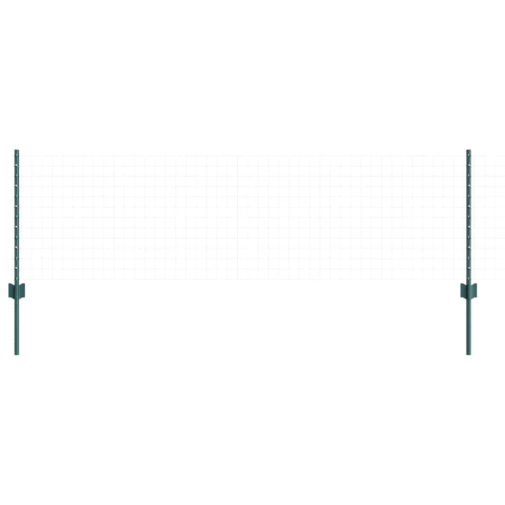 Grün Zaunpfosten 44 pcs Grün Metall