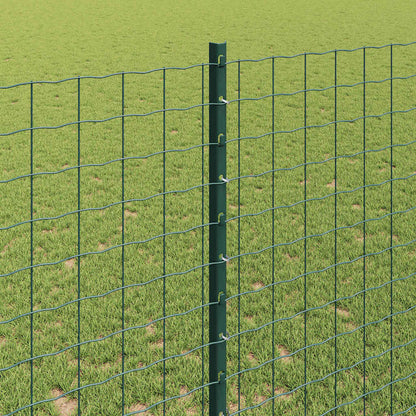 Zaunpfosten 22 pcs Grün 180 cm Stahl