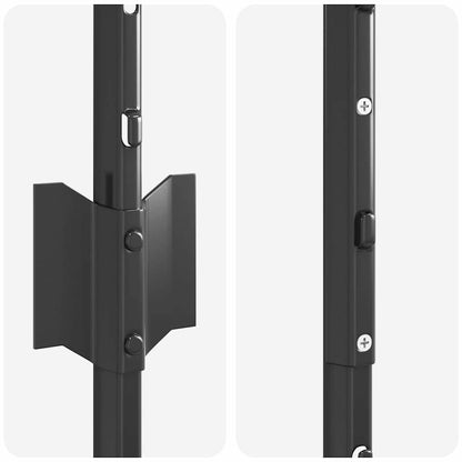 Zaunpfosten Other 44 pcs Grau Pulverbeschichteter Stahl
