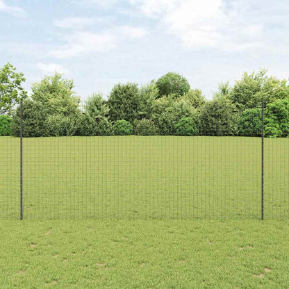 Zaunpfosten Silber 44 pcs Grau Stahl