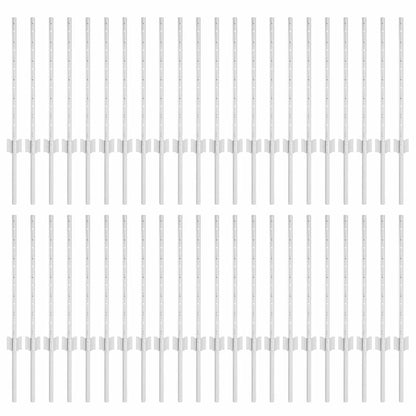 Zaunpfosten 44 pcs Silber Verzinkter Stahl