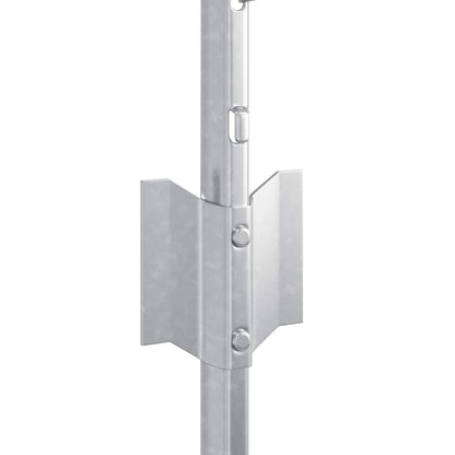 Grün Zaunpfosten 44 pcs Silber Verzinkter Stahl