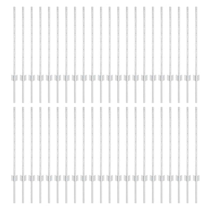 Grün Zaunpfosten 44 pcs Silber Verzinkter Stahl