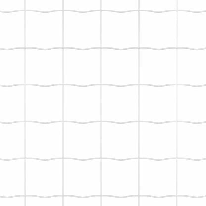 Zaun mit Pfosten Silber 0.8 x 25 m Stahl