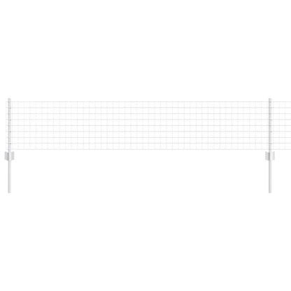 Zaun und Pfosten Silber 0,4 x 50 m Stahl