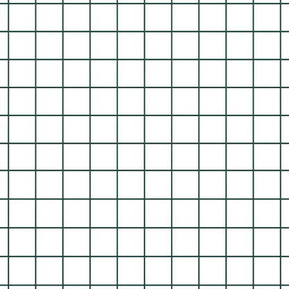 Zaun mit Pfosten Grün 0,4 x 10 m Stahl