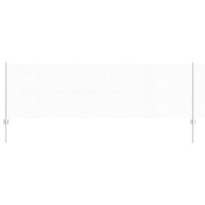 Zaun mit Pfosten Silber 0.8 x 10 m Stahl