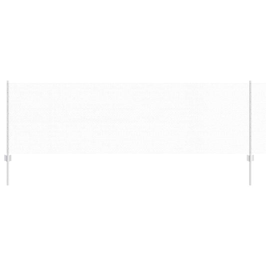 Zaun mit Pfosten Silber 0.8 x 10 m Stahl