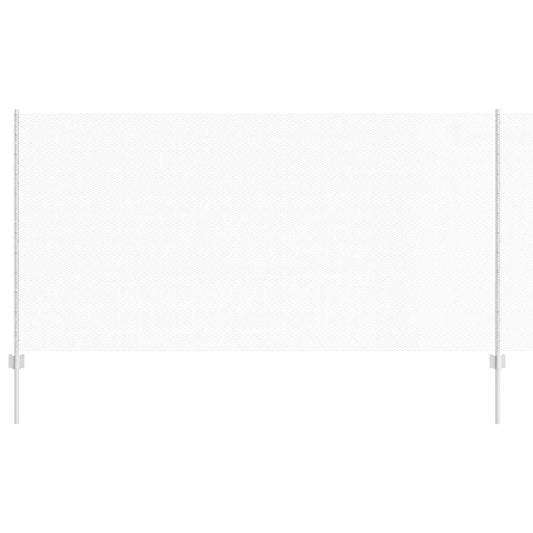 Zaun mit Pfosten Silber 1.2 x 10 m Stahl