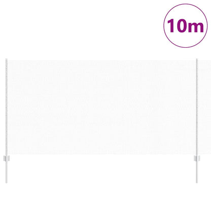 Zaun mit Pfosten Silber 1.2 x 10 m Stahl