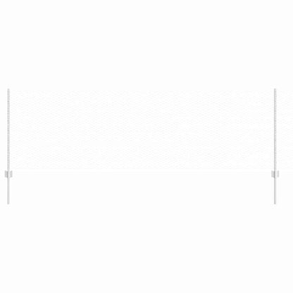Zaun mit Pfosten Silber 0.8 x 25 m Stahl