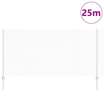 Zaun mit Pfosten Silber 1.2 x 25 m Stahl