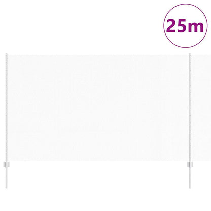 Zaun mit Pfosten Silber 1.4 x 25 m Stahl