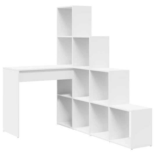 Eckschreibtisch Weiß 101,5 x 149,5 x 149,5 cm Holzwerkstoff