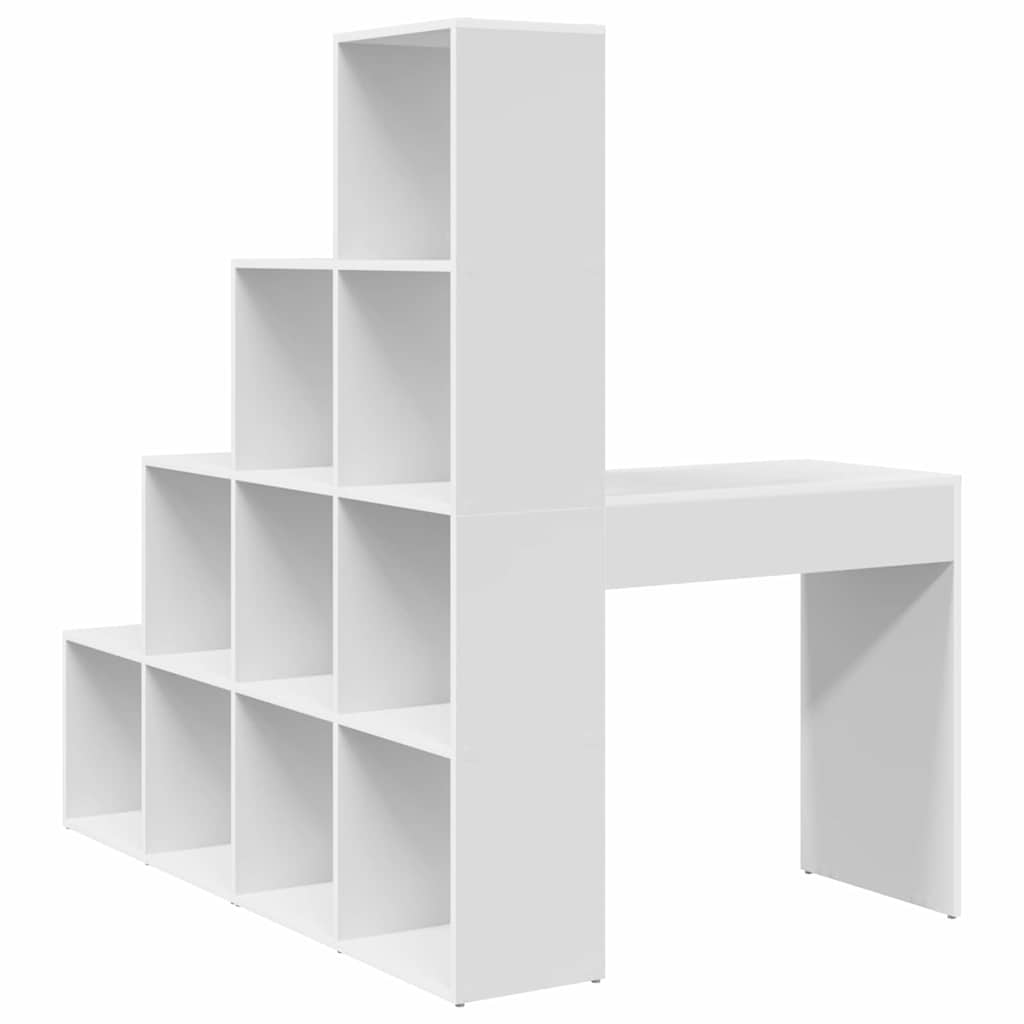 Eckschreibtisch Weiß 101,5 x 149,5 x 149,5 cm Holzwerkstoff