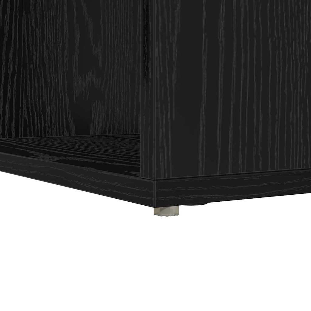 Eckschreibtisch Schwarz Eichen-Optik 101,5 x 149,5 x 149,5 cm